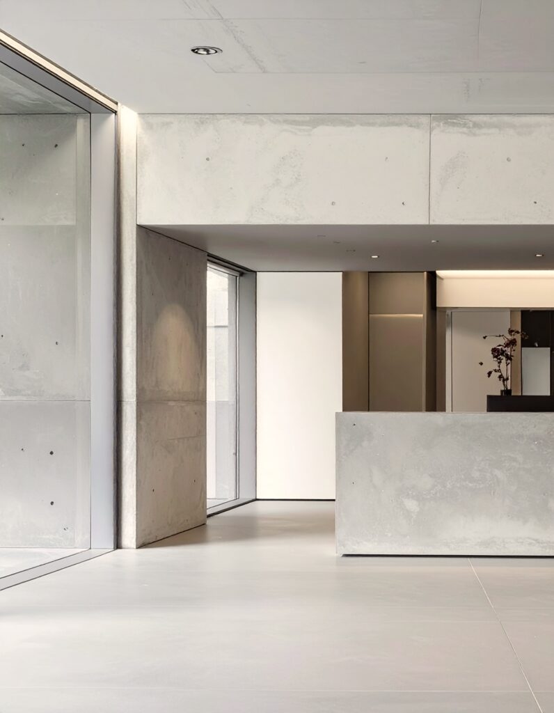 microcement lobby